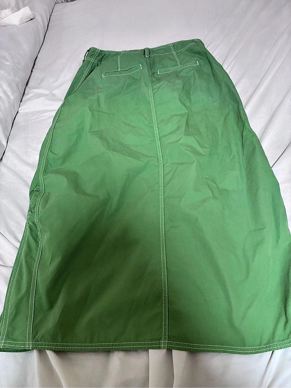PILCRO Carpenter Maxi Skirt Green US 6